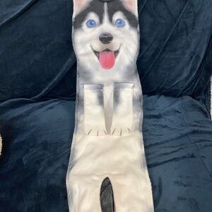 Adorable Husky Dog Towel
